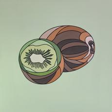 Fruits #10 Kiwi (Acrylic on Canvas)