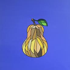 Fruits #6 Pear (Acrylic on Canvas)