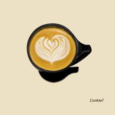 Cafe Latte (Digital Painting)